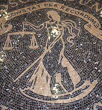 Hudson County Plaza, Jersey City, New Jersey.